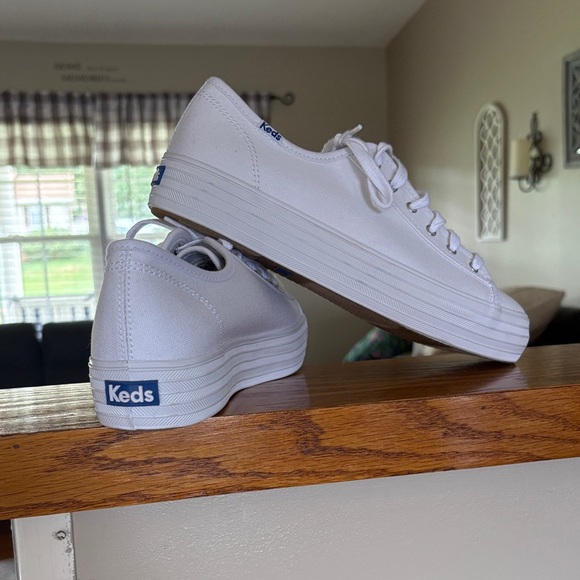 Keds Classic White Platform Sneakers - Picture 6 of 6